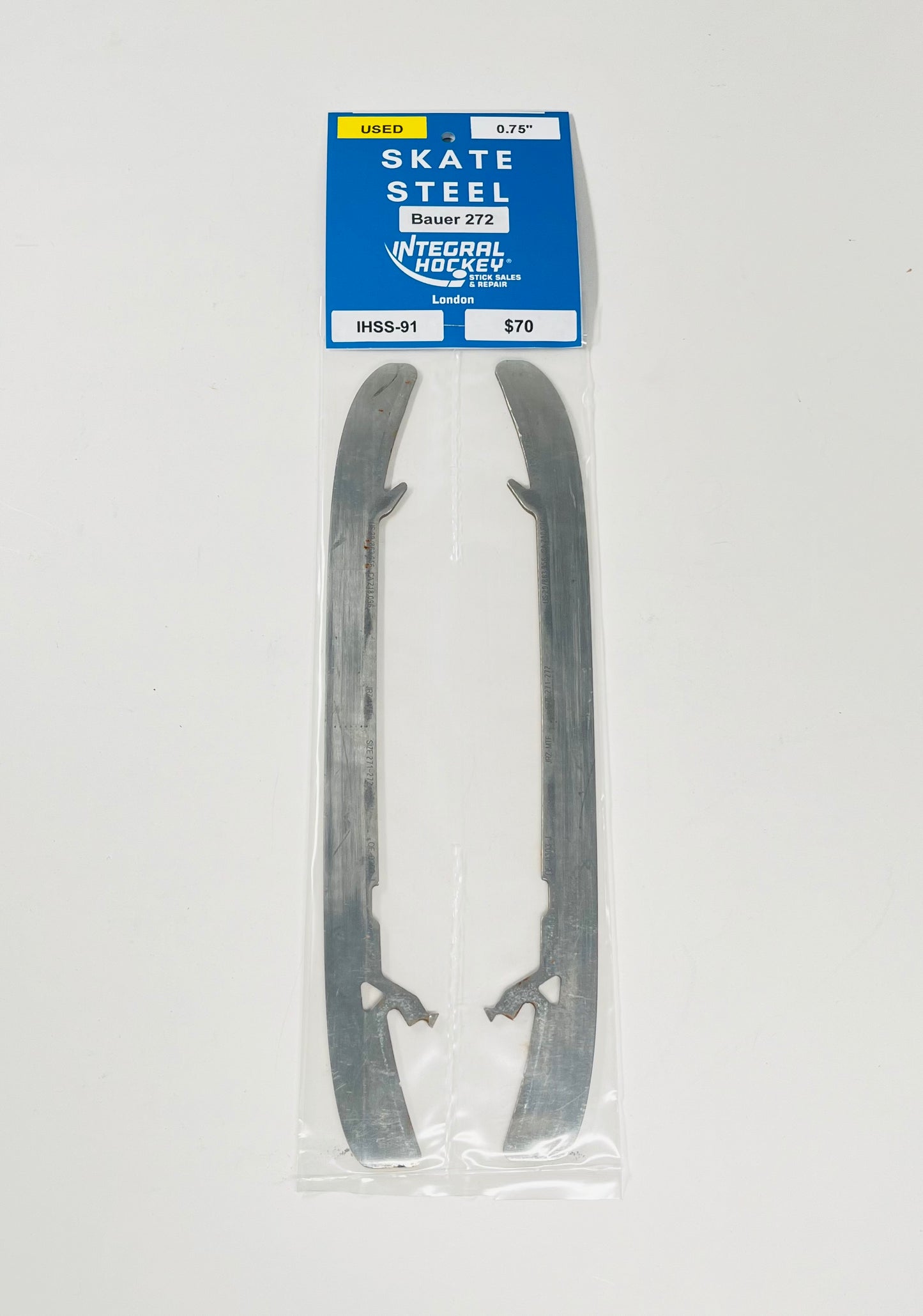 JRZ Multi-Fit (Stainless) | CCM 271 & Bauer 272 (Size 8 / 8.5 Skate) | IHSS-91