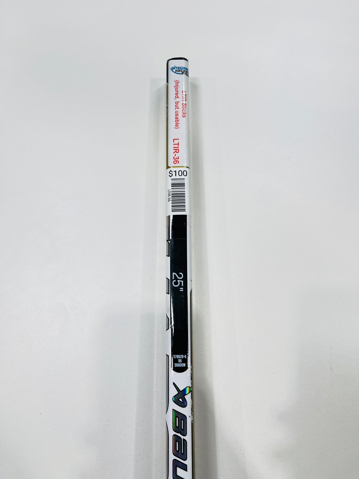 LH Bauer Supreme Shadow | 25" Flex | P31 (Goalie) | Injured But Useable | LTIR-36